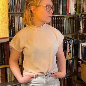 Vintage Bedford Fair lifestyles, pale pink blouse